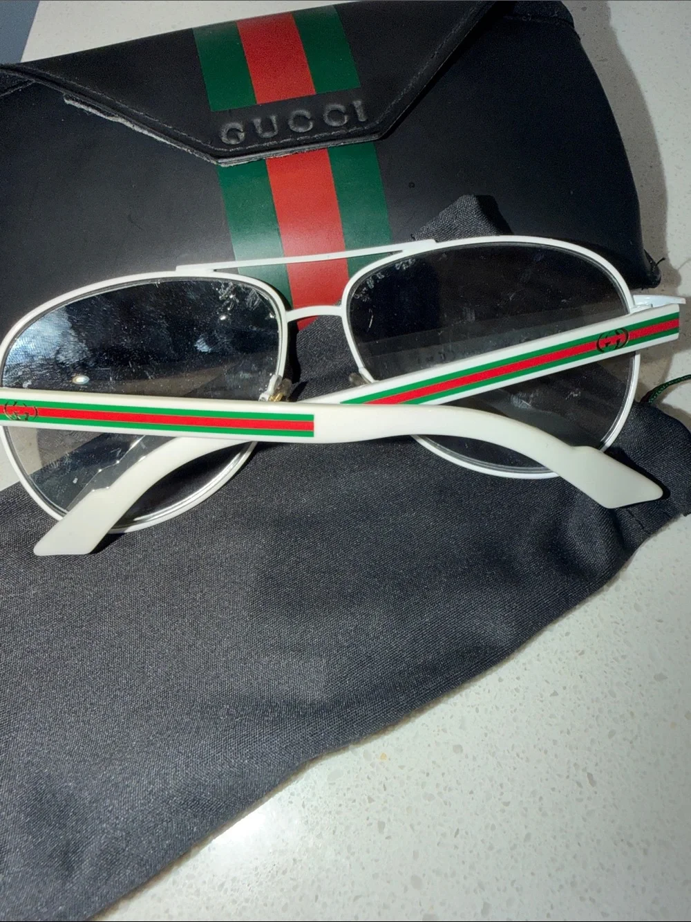 Men Gucci aviator sunglasses